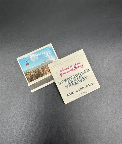 Vintage Royal Gorge Souvenir Matchbooks Colorado Matches Etsy