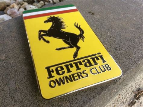 Ferrari Ferrari Owners Club Enamel Badge Car Grille Catawiki