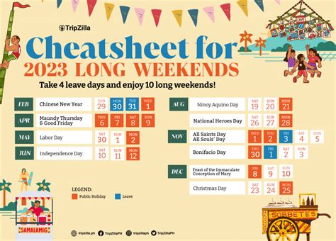10 Long Weekends In The Philippines In 2023 Calendar And Cheat Sheet