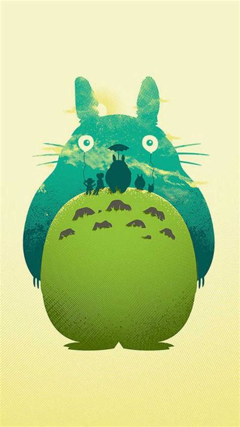 An Image Of A Totoro With Two Eyes On Its Face And One Eye