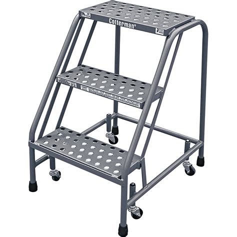 Cotterman Rolling Ladder — 40in Max Height Model