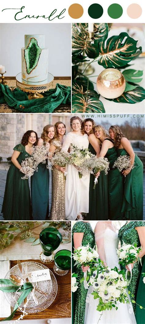 Green And Gold Wedding Color Scheme