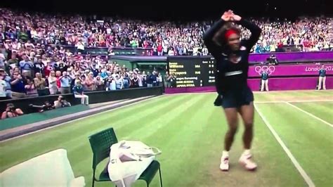 Serena jameka williams is an american professional tennis player. Serena Williams C-Walking After Winning Gold Medal - YouTube