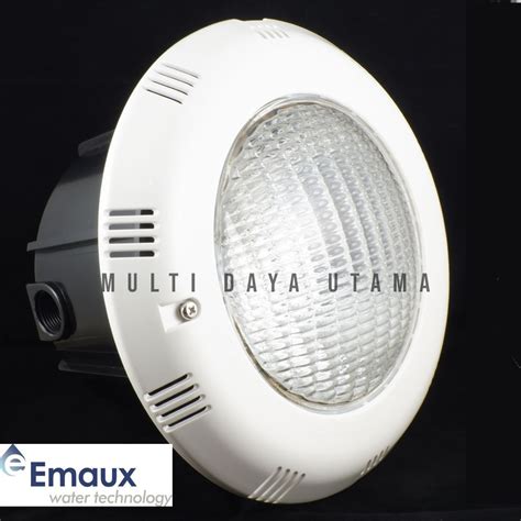 1 atau 16 kali beli lampu halogen setara dengan 1 kali ganti lampu led. Jual lampu kolam renang Emaux UL-P300 300 Watt (PAR56)