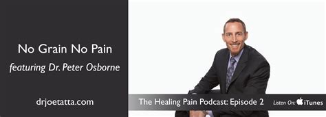 Peter osborne, dc, dacbn, pscd is a pioneer in the field of functional nutrition. Dr. Peter Osborne: No Grain No Pain | The Healing Pain ...