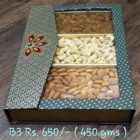Fancy Dry Fruit Filled Box B3 At Rs 750piece Dry Fruit Pack In