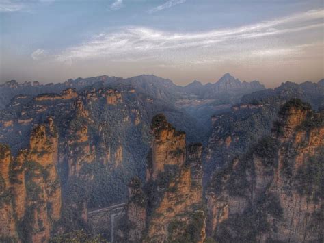 The Avatar Mountains China Zhangjiajie National Park One Step 4ward
