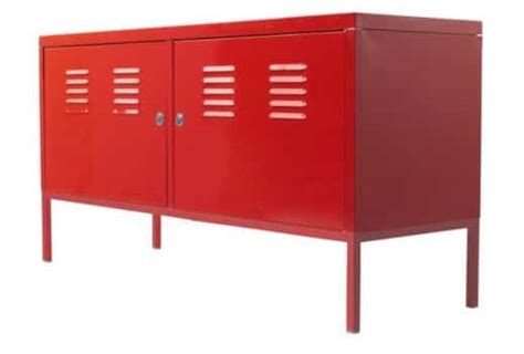 Many are lockable, so you keep your old love letters and fancy pens safe. Best Uniquely Cool TV Stand - IKEA White Metal Locker TV ...