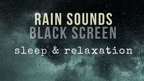 Rain Sounds Black Screen Rain Sounds For Sleeping Dark Screen Ad