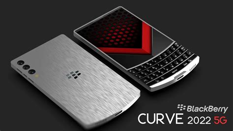 Blackberry Curve 2022 5g Brushed Aluminium And Qwerty Keyboard Pure