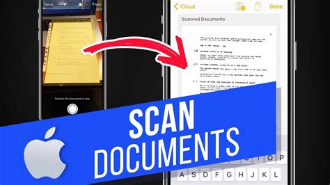 How To Scan Documents On Iphone Youtube