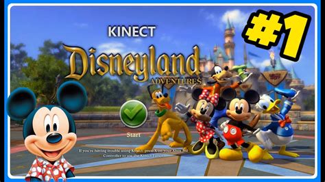 Lets Play Kinect Disneyland Adventures Part 1 Youtube