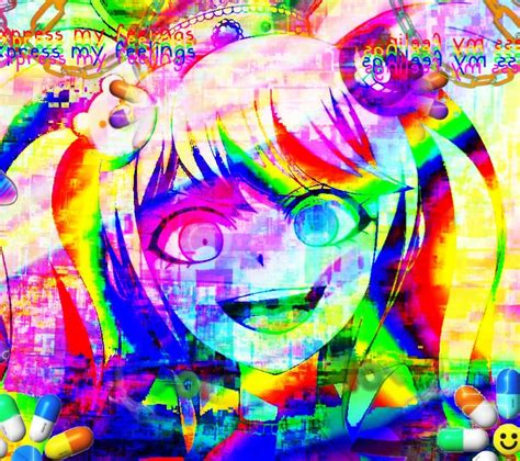 Cybercore Anime Pfp Glitchcore Weirdcore Junko Enoshima Hyperpop