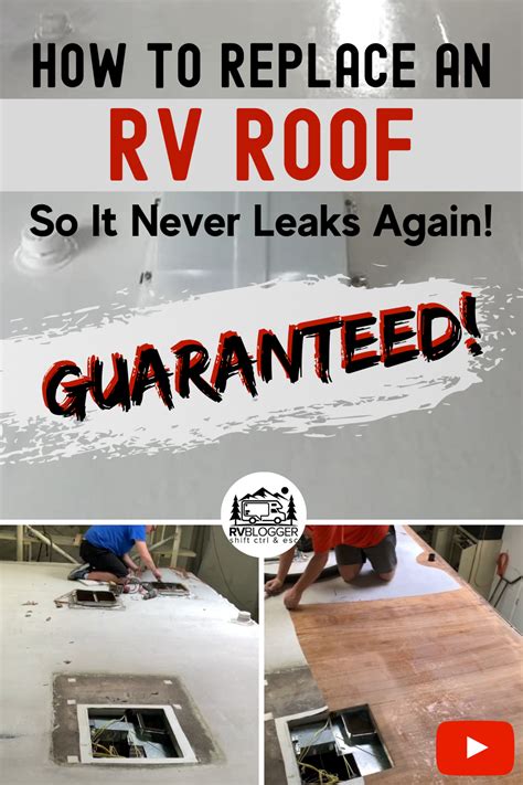 Here is day 1 of my rv roof repair project. How to Replace an RV Roof So It Never Leaks Again ...
