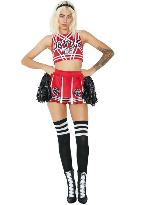 Homemade Cheerleader Costume