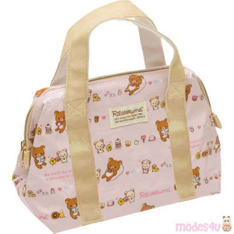 Light Pink Rilakkuma Sweet Treat Lunch Bag Thermal Bag By San X From