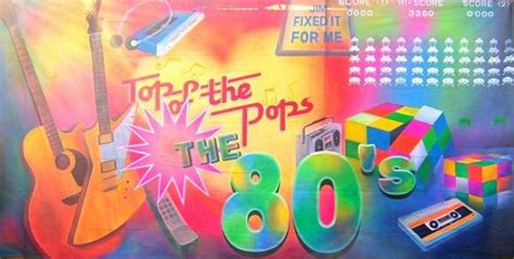 80s Party Backdrop Peach Entertainments