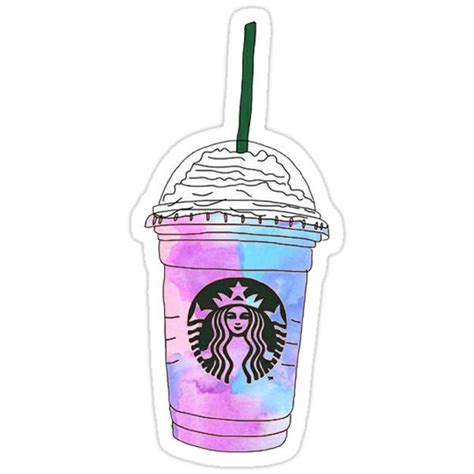 Graphic Starbucks Sticker By Xsofiacristinax En 2021 Autocollants