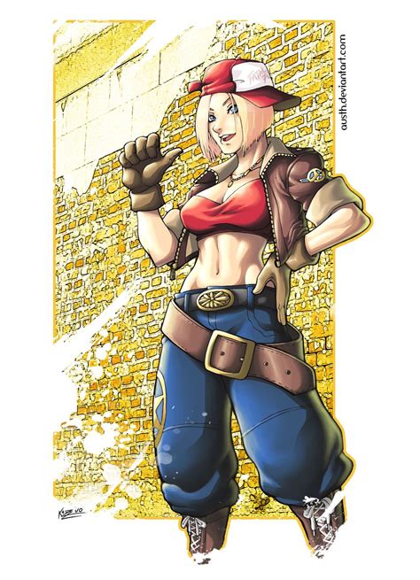Blue Mary Fatal Fury The King Of Fighters Series Artwork By Austh Fighter Girl Female