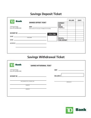 This is where the peer to peer transaction and digital payments enable applications like cash app makes it pretty simple to send or receive money to friends or family. Td bank deposit slip - Fill Out and Sign Printable PDF ...