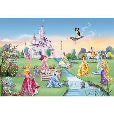 Poster Mural Xxl Disney Princess Castle Princess Mural Disney Princess