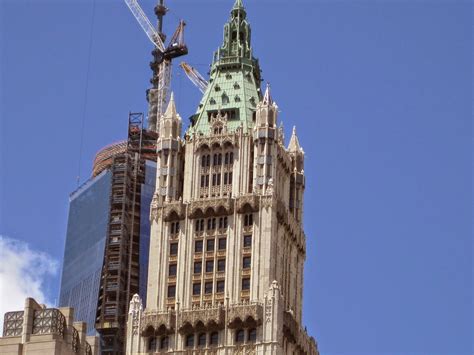 Skyscraper Old And New Woolworth Building