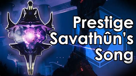 Destiny 2 Prestige Nightfall Anomaly Guide Savathuns Song Youtube