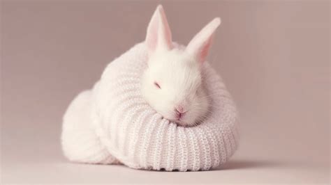 White Rabbit Wallpaper 4k Newborn Baby Bunny Sock