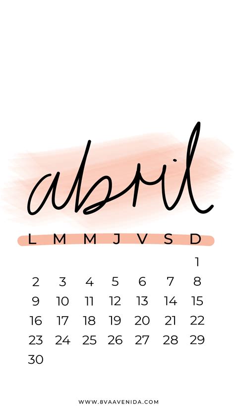 April 2023 Minimalist And Aesthetic Monthly Calendar High Resolution