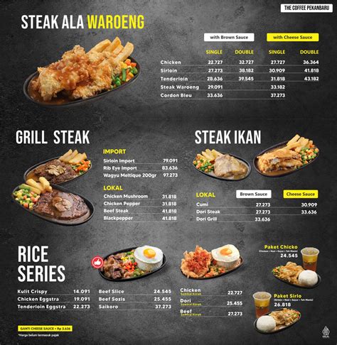 PRICE LIST MENU PEKANBARU – WAROENG STEAK & SHAKE