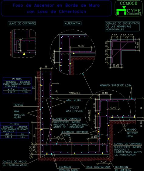 Foundation Wall Construction Details Dwg Detail For Autocad Designs Cad