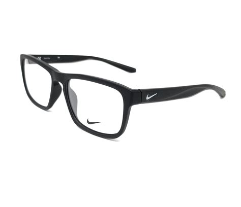 Nike Eyeglasses 7104 001 Matte Black Rectangle Mens 54x17x140 Ebay