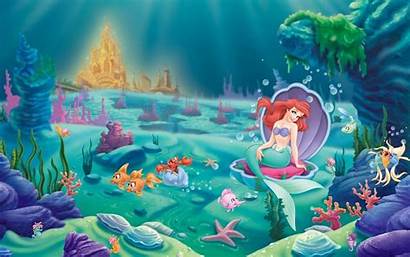 Mermaid Ariel Disney Princess Underwater Ocean Sea