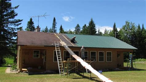 This method requires special tools usually available only to professional roofers. metal roof installation over existing shingles - YouTube