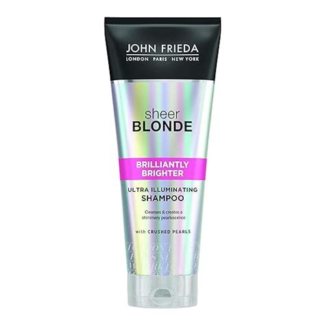 John Frieda Sheer Blonde Brilliantly Brighter Illuminating Shampoo With Crushed Pearls For