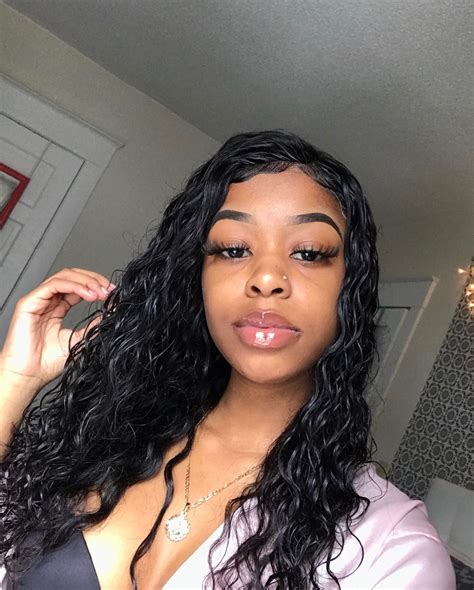 follow tropic m for more ️ deep wave hairstyles baddie hairstyles black girls hairstyles