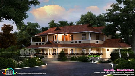Kerala Style Villa Design 2971 Sq Ft Kerala Home Design And Floor