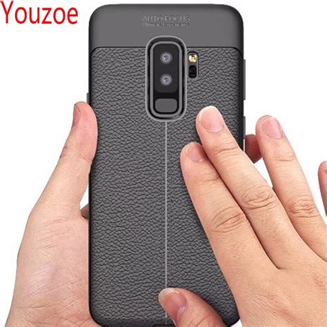 Yeuzoe For Samsung Galaxy S9 Case Litchi Pattern Leather Tpu Silicone