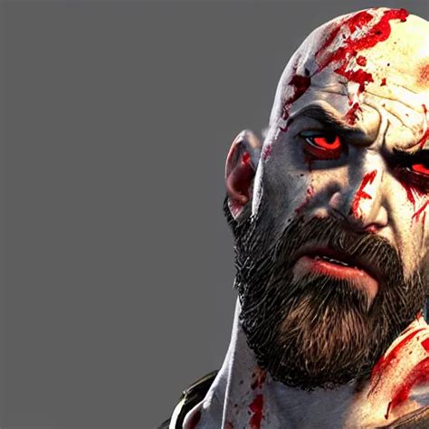 Kratos In The Walking Dead 4 K Detailed Super Realistic Stable