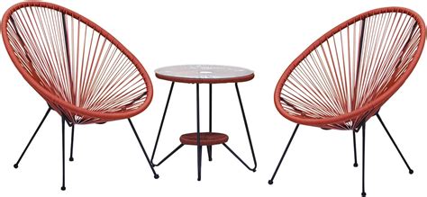 3 Piece Outdoor Seating Acapulco Chairs Set Woven Turkey Ubuy
