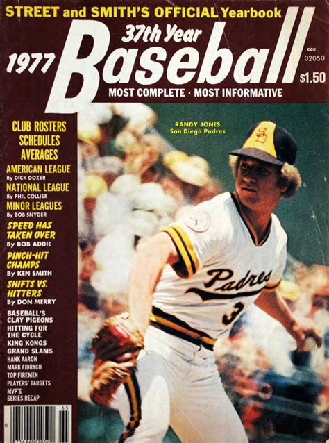 Street And Smiths Baseball Yearbook January 1977 At Wolfgangs