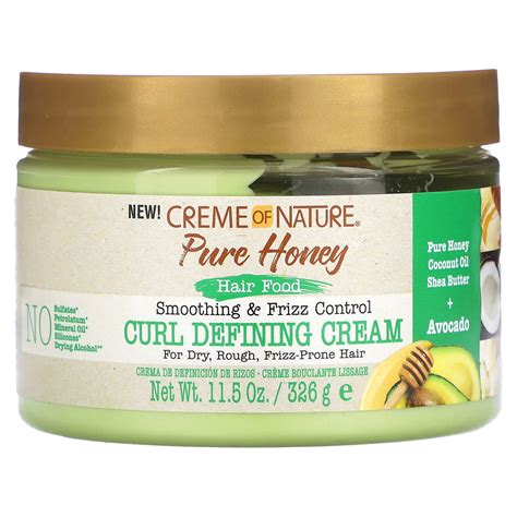 Creme Of Nature Pure Honey Hair Food Smoothing And Frizz Control Curl