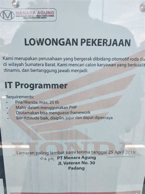 Baby loop sedang membutuhkan staff accounting. Lowonga Pekerjaan - IT Programmer padang - AdSanjaya