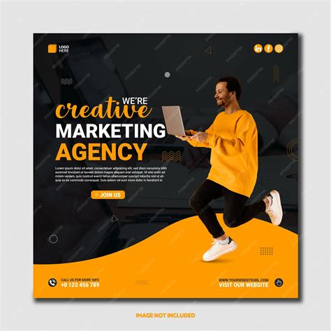 Premium Vector Creative Digital Marketing Agency And Corporate Social