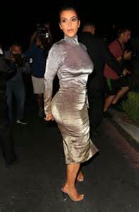 kim kardashian in silver dress out in encino gotceleb