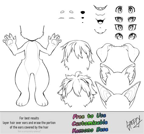 Anime Head Base Reference Fursuit Base Drawing Wolf Furry Sheet Sexiz Pix