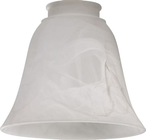 Charlton Home® 5 H Glass Bell Lamp Shade Screw On In Gray And Reviews Wayfair