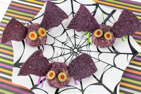 Bat Cheese Balls Halloween Appetizer My Home Based Life