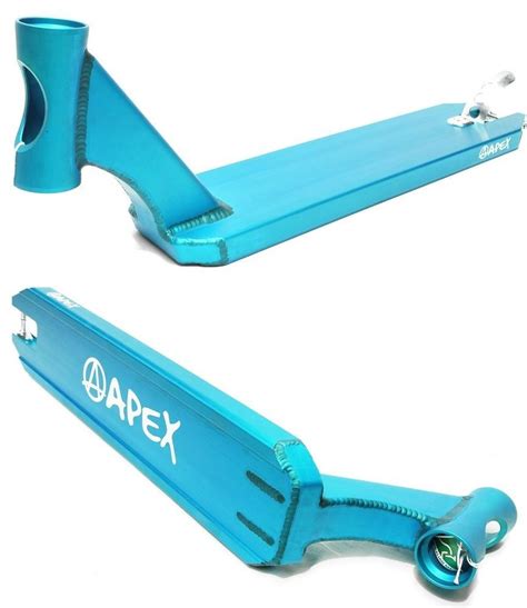Is it our satanic scooter rituals? Apex Scooter Deck - 580mm - Turquoise