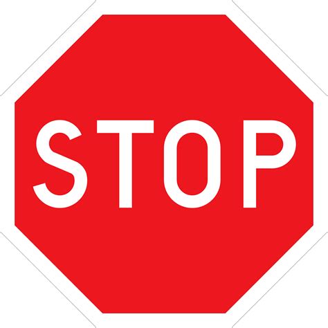 Stop Road Sign Roadsign · Free Vector Graphic On Pixabay